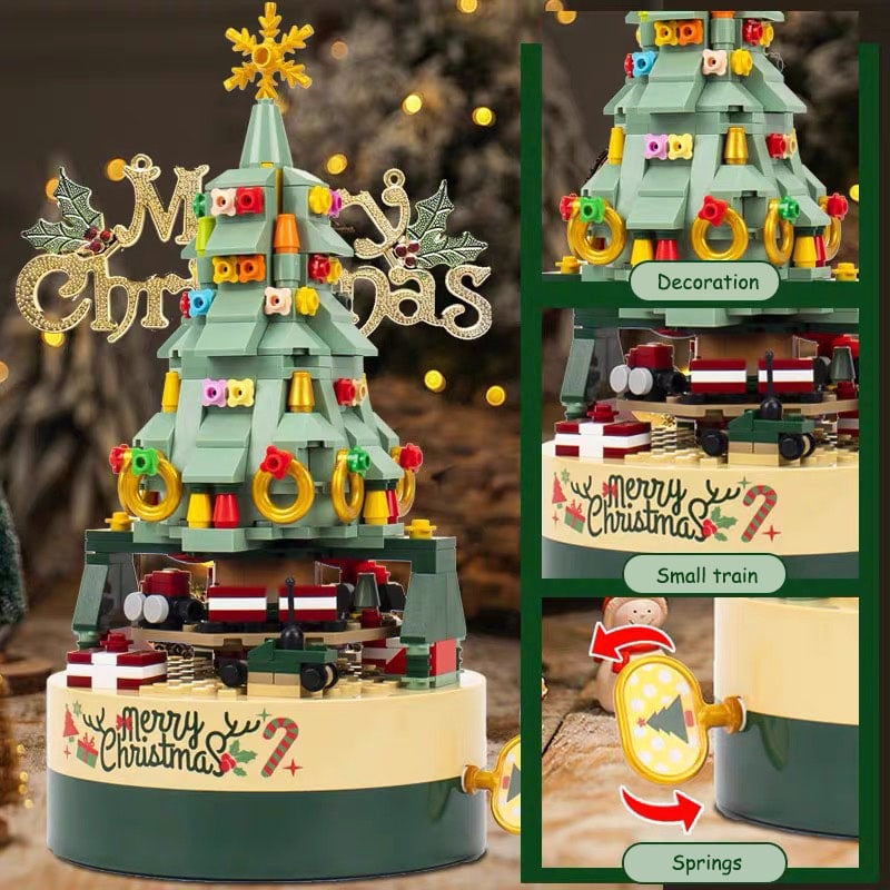🎄DIY Christmas Tree Brick Music Box