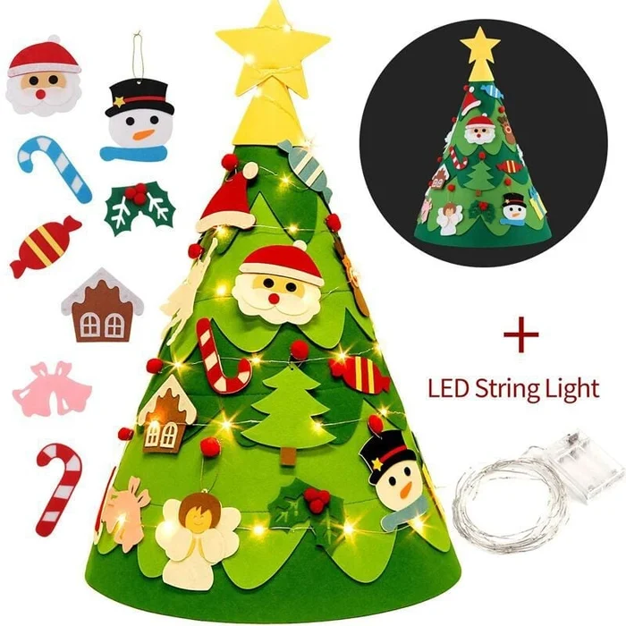 🎄Early Christmas Sale -3D DIY Felt Christmas Tree 49%OFF🔥