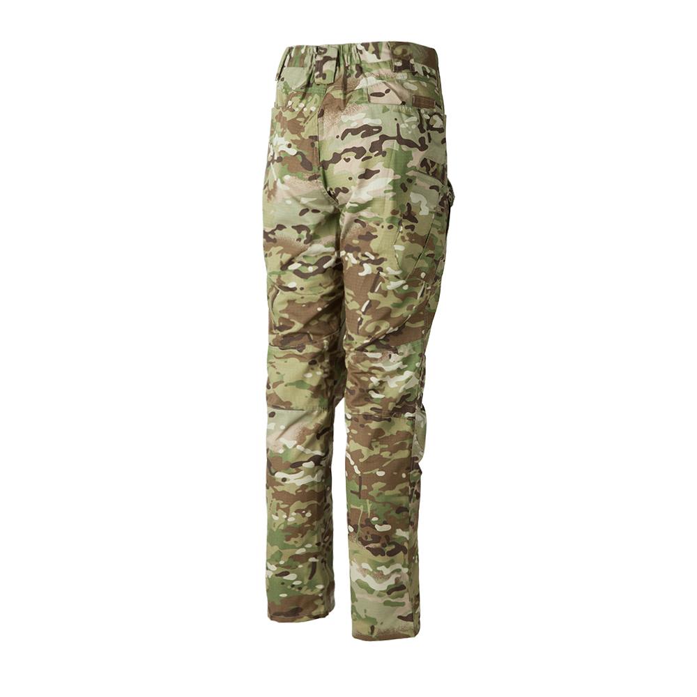 Camouflage Gingham Work Wear Multi-Pocket Pants