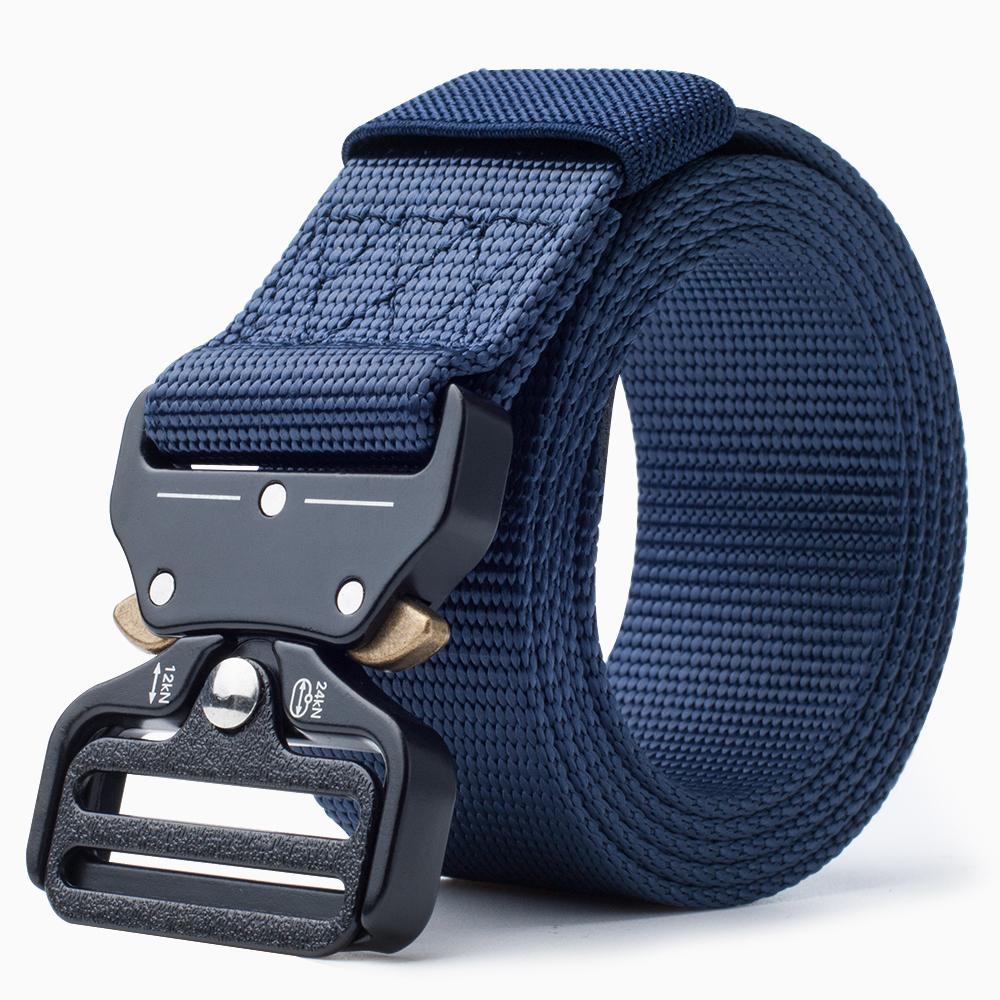 Men's Nylon Belt Cobra Alloy Buckle Outdoor Tactical Belt