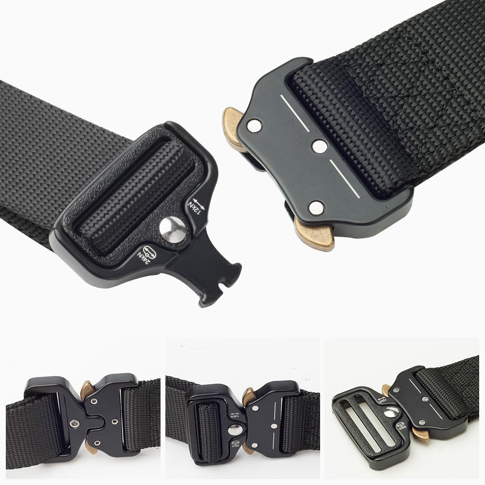 Men's Nylon Belt Cobra Alloy Buckle Outdoor Tactical Belt
