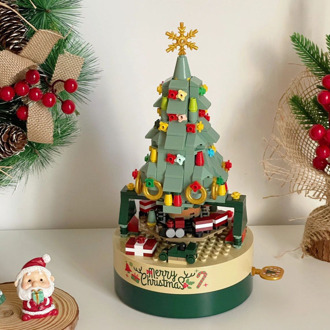 🎄DIY Christmas Tree Brick Music Box——49% OFF