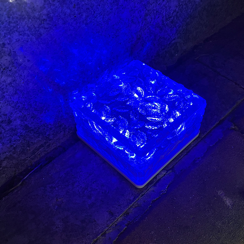  💡Solar LED Floor Light Outdoor Glass Brick Light Ice Brick Light 💡