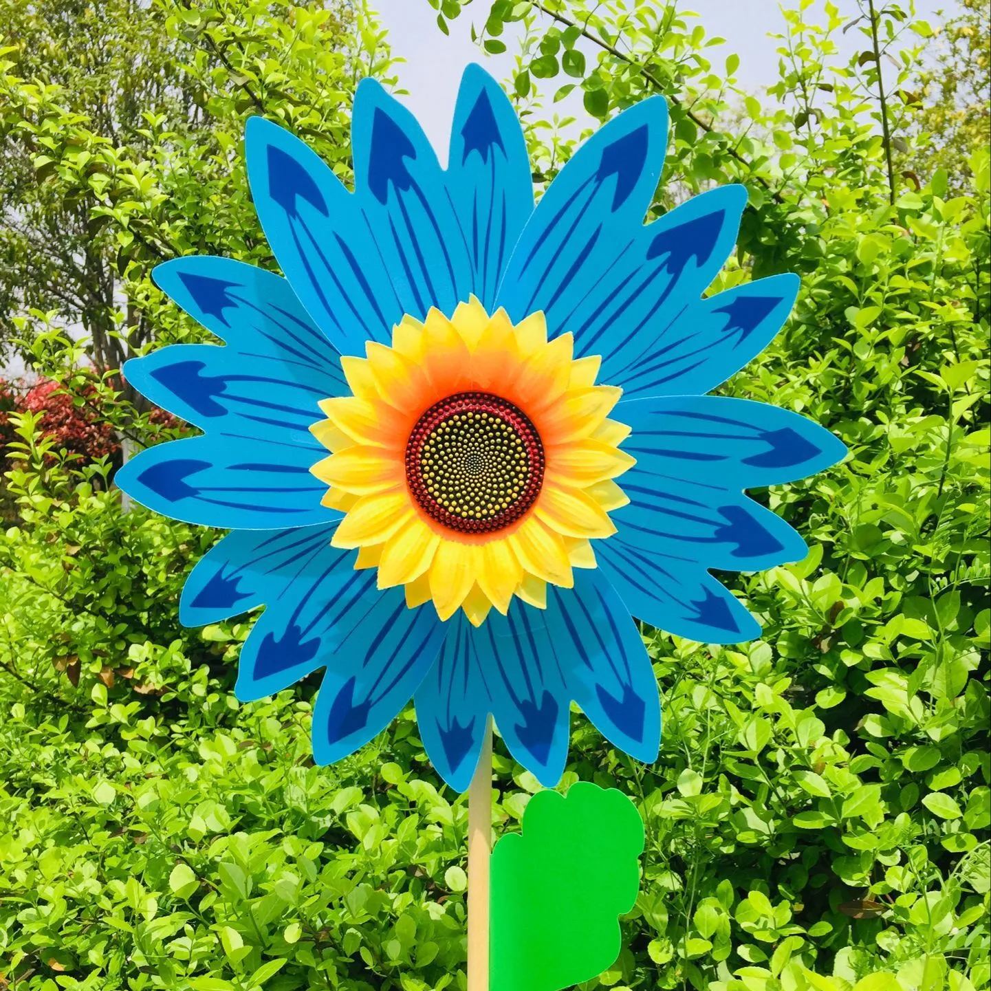 🌻Colorful Sunflower Windmill - used to decorate the garden