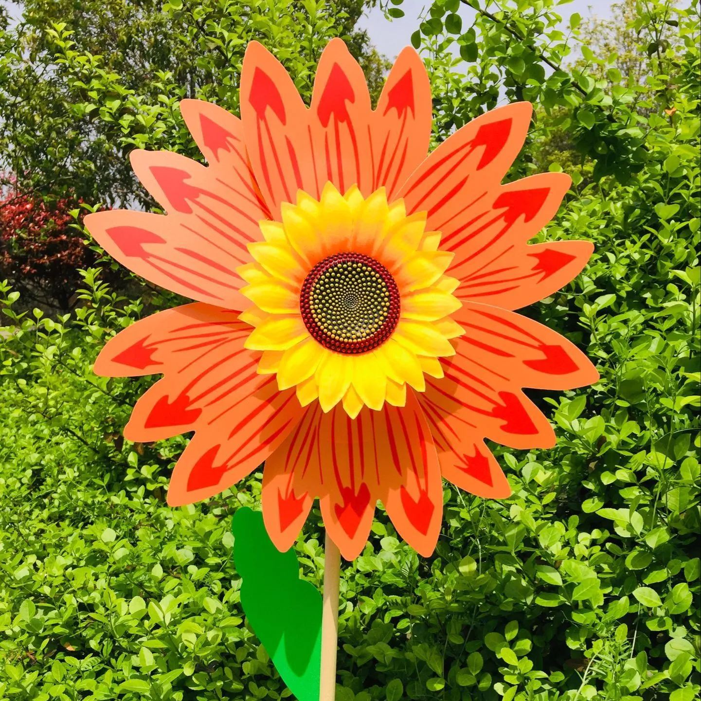 🌻Colorful Sunflower Windmill - used to decorate the garden