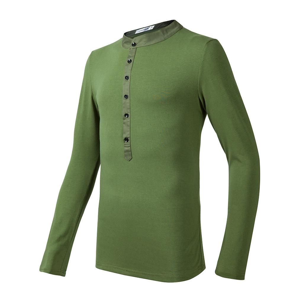 Spring And Autumn Men's Long-Sleeved Polo