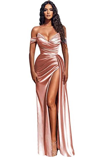 Sexy Off-the-Shoulder Satin Mermaid Prom Dress with Detachable Tail-newarrivaldress