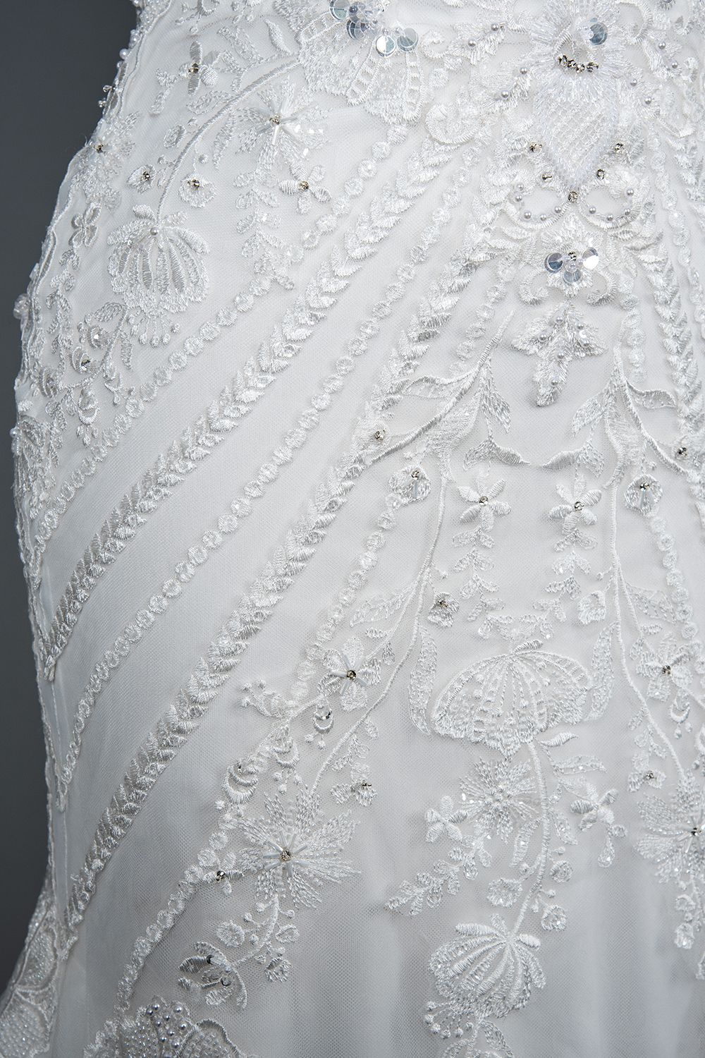 Sleeveless Mermaid Bridal Gown Scoop Neck Floral Lace Appliques Wedding Dress-newarrivaldress