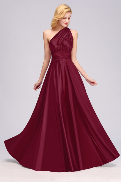 Convertible Dress Bridesmaid Dress Multi-way Twist Wrap Dress-newarrivaldress