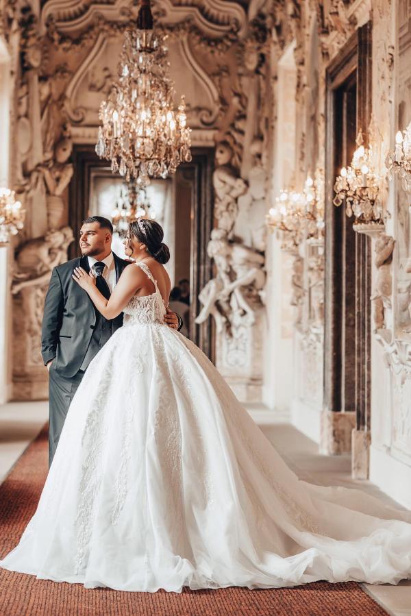 Gorgeous Sweetheart A-line Ball Gown Spaghetti Straps Wedding Dress-newarrivaldress