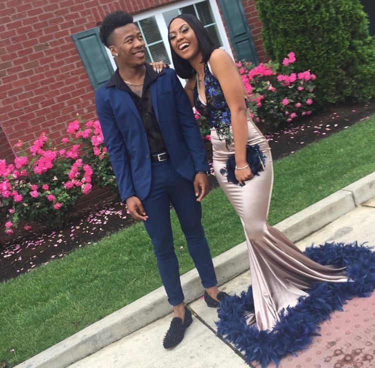 Chic Mermaid V-Neck Straps Long Prom Dress-newarrivaldress