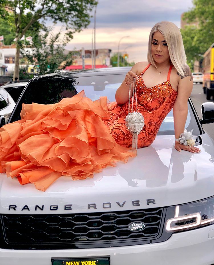 Stylish Spaghetti Straps Sleeveless Lace Appliques Rhinestones Sexy Mermaid Prom Dresses-newarrivaldress