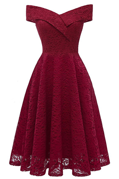 Red Bridesmaid Dresses Short Dresses for Wedding Party Formal Dress
