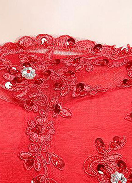 Lace Wedding Dress Off The Shoulder Ivory A Line Lace Up Half Sleeve Sequined Floor Length Bridal Dress-newarrivaldress