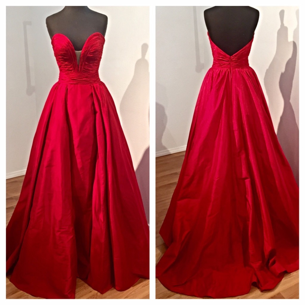 Sweetheart Red Evening Dresses | Oprn Back Long Prom Dresses Online BA7350-newarrivaldress