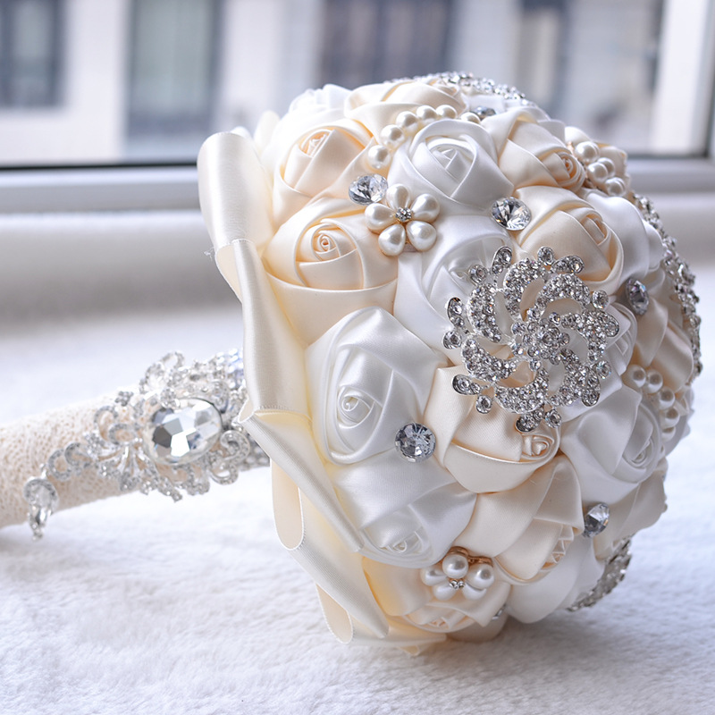 Stunning Beading Wedding Bouquet in Multiple Colors-newarrivaldress