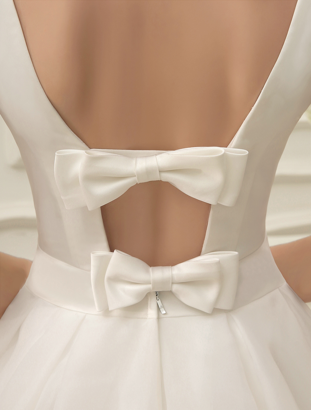 Short Wedding Dress Vintage Bridal Dress 1950’S Bateau Sleeveless Reception Bridal Gown Exclusive-newarrivaldress