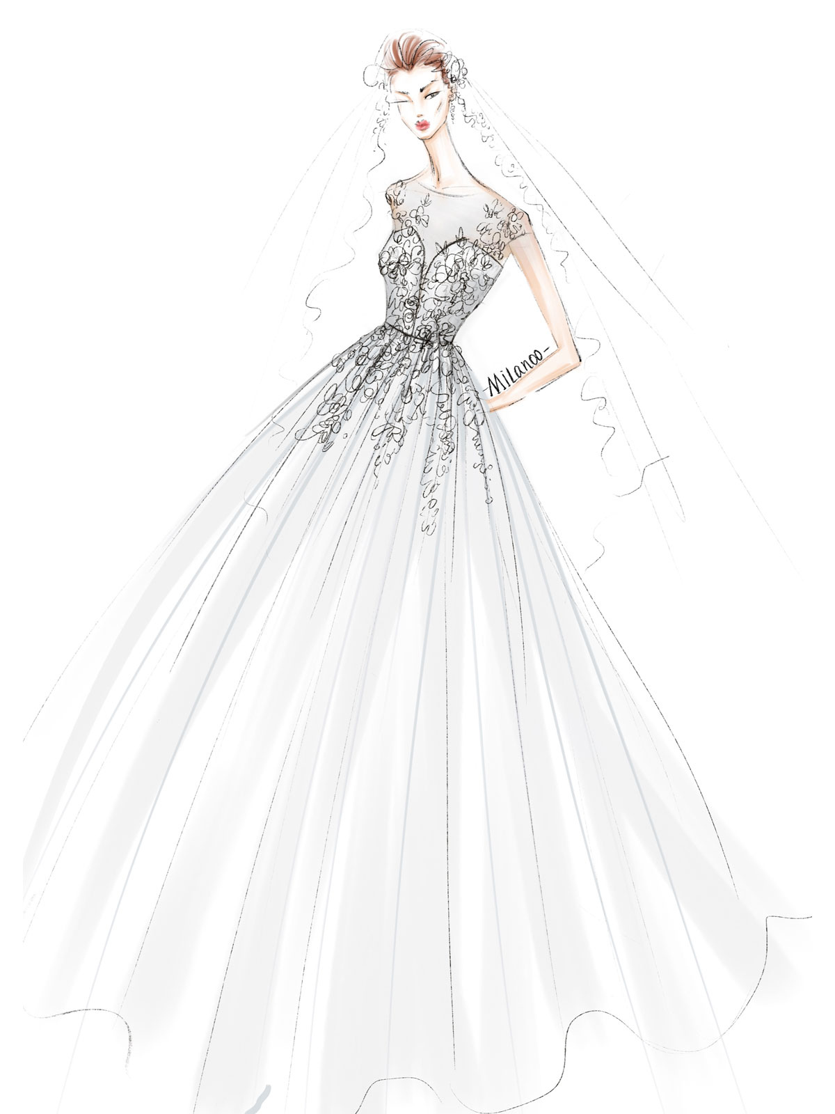 Wedding Dresses 2021 Princess Silhouette Jewel Neck Sleeveless Natural Waist Lace Soft Pink Tulle Bridal Gowns-newarrivaldress