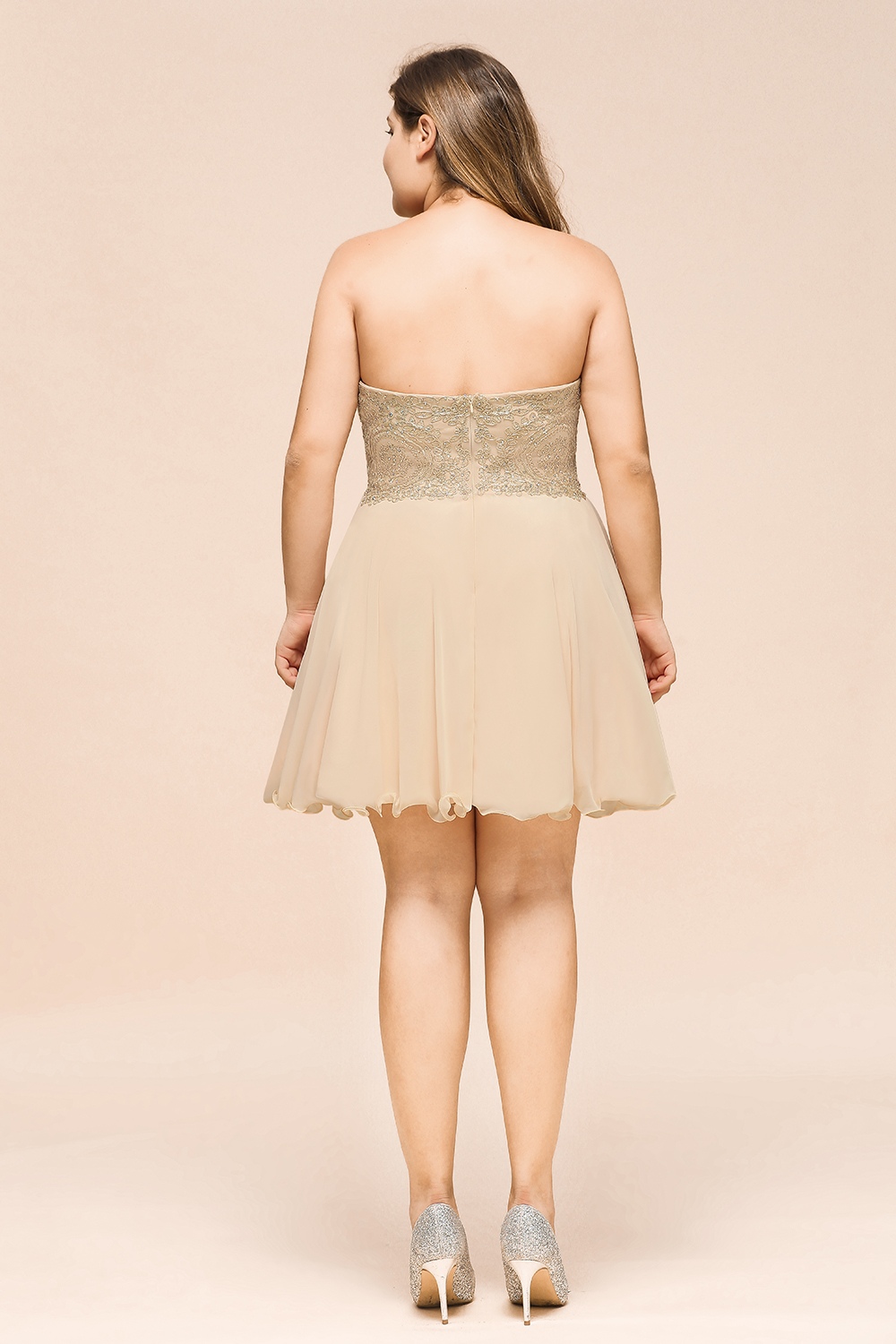 Appliques Short SweetheartMini Homecoming Dresses-newarrivaldress