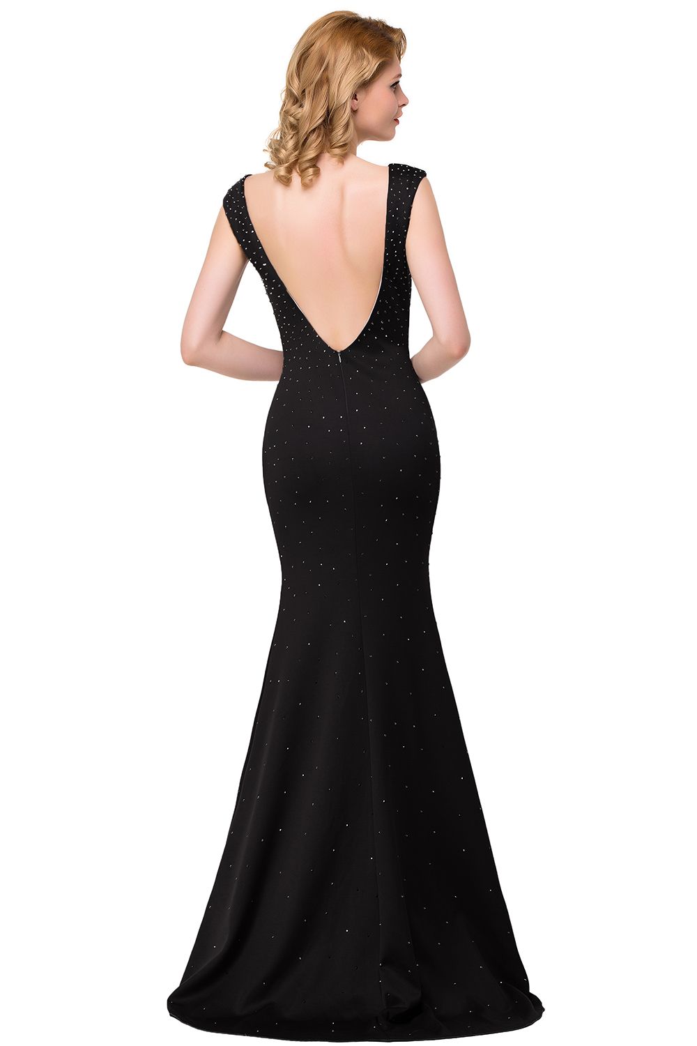 ERIKA | Mermaid Floor-Length Sleeveless Prom Dresses with Beads-newarrivaldress
