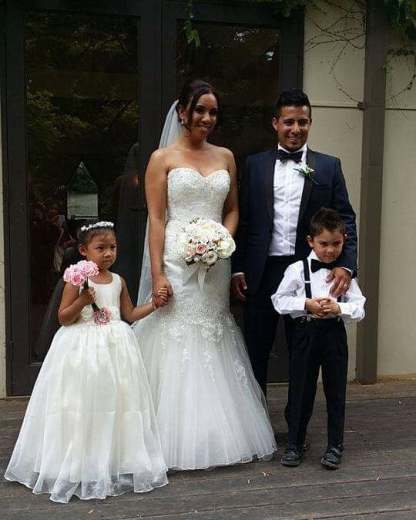 Simple Jewel Sleeveless Floor Length Lace Tulle Flower Girl Dresses-newarrivaldress