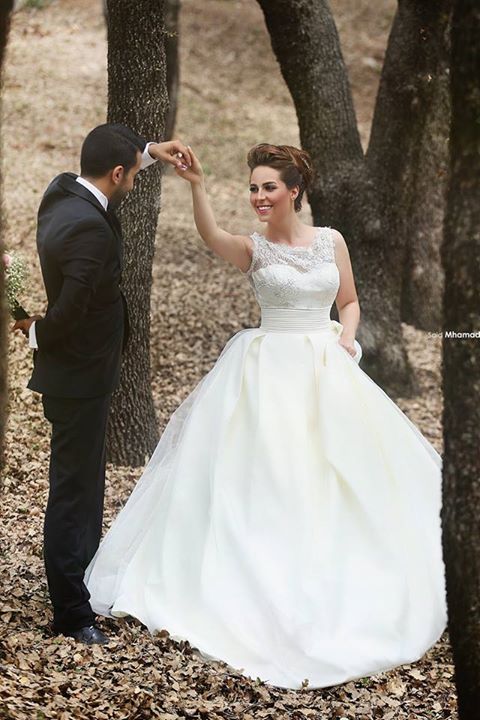 A-Line Empire Crystal Lace Bridal Gown Latest Ruffles Plus Size Wedding Dress-newarrivaldress