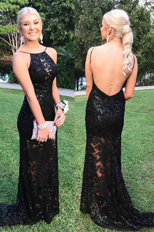 Sexy Lace SleevelessProm Dress Backless Long Party Gowns ba9621-newarrivaldress