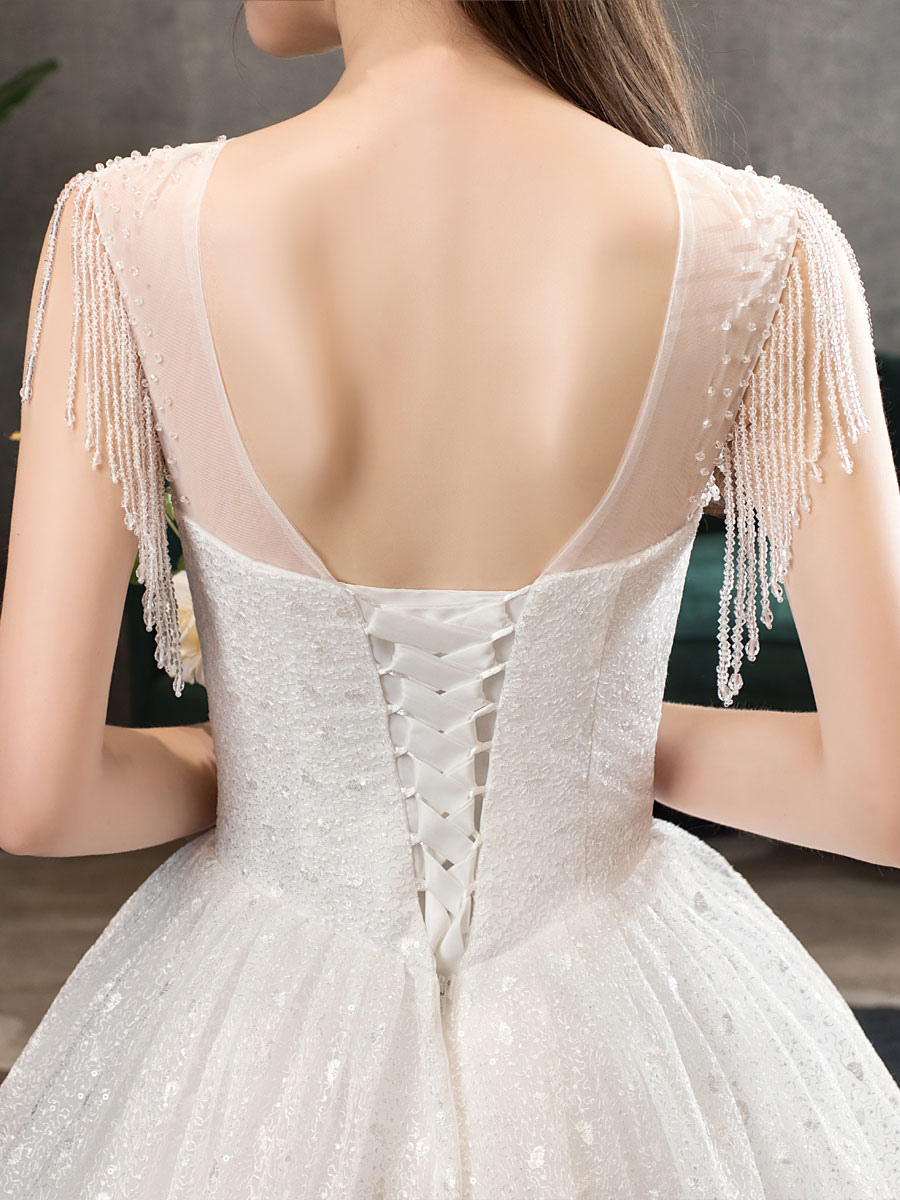 Princess-Wedding-Dresses-Ivory-Illusion-Neck-Beaded-Sleeveless-Floor-Length-Bridal-Gown-newarrivaldress