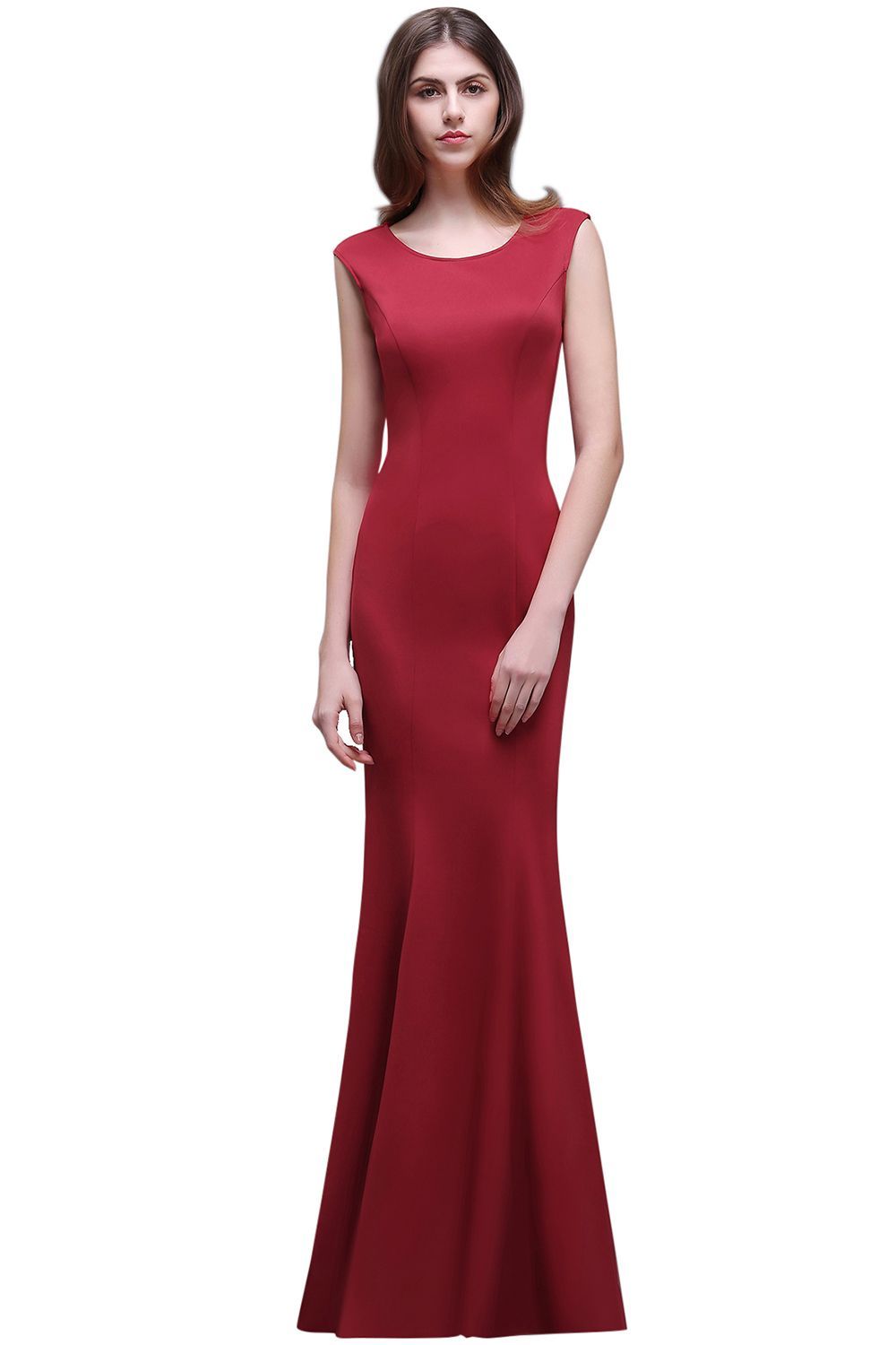 BETHANY | Sheath Scoop Floor-Length Elegant Evening Dresses-newarrivaldress