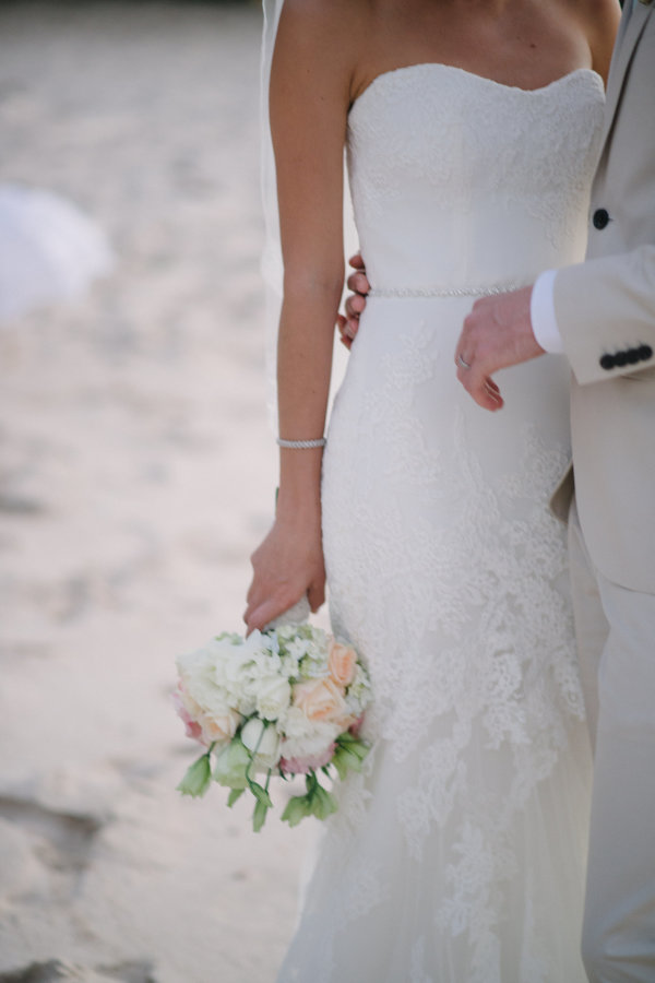 Sexy Lace Wedding Dresses For Summer Beach Mermaid Strapless Simple Bridal Gowns-newarrivaldress