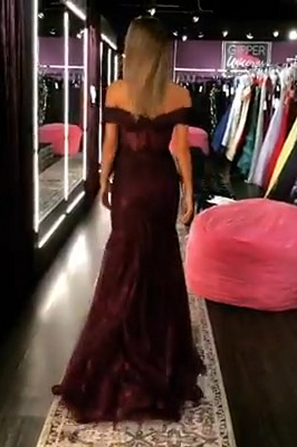 Mermaid Off-the-Shoulder Sweetheart Long Prom Dress-newarrivaldress