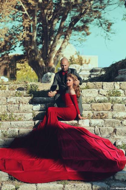 Long Sleeves Velvet Burgundy Mermaid Prom Dresses Off-Shoulder Belt Long Train Formal Sexy Evening Gowns-newarrivaldress