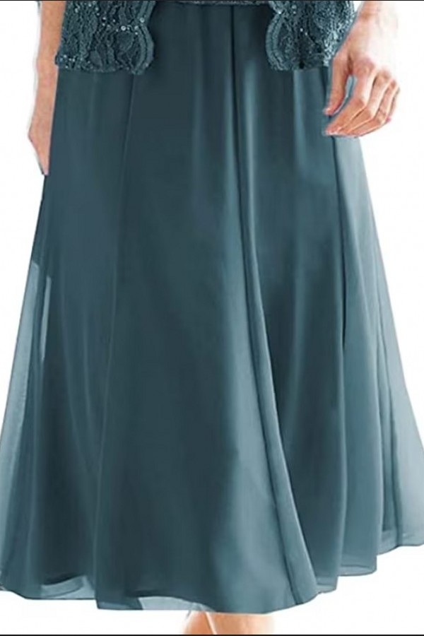 Long Sleeves Mother of the Bride Dress With Lace 3 Piece Outfit for Wedding Guest-newarrivaldress