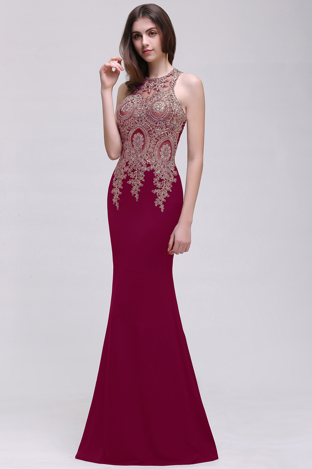 BROOKLYNN | Mermaid Black Prom Dresses with Lace Appliques-newarrivaldress
