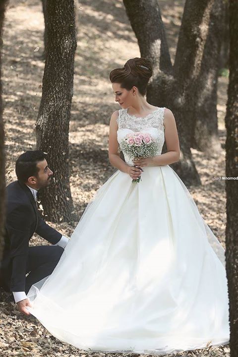 A-Line Empire Crystal Lace Bridal Gown Latest Ruffles Plus Size Wedding Dress-newarrivaldress