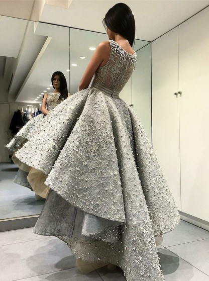 Sleeveless Satin Short Hi-Lo Cocktail Dress Homecoming Dress-newarrivaldress