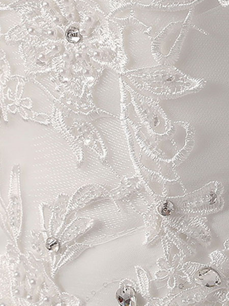 Princess-Ball-Gown-Wedding-Dresses-Strapless-Lace-Applique-Beaded-Ivory-Maxi-Bridal-Dress-newarrivaldress