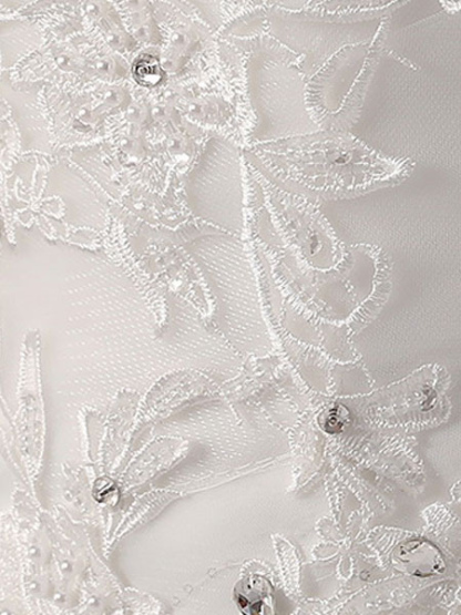 Princess-Ball-Gown-Wedding-Dresses-Strapless-Lace-Applique-Beaded-Ivory-Maxi-Bridal-Dress-newarrivaldress