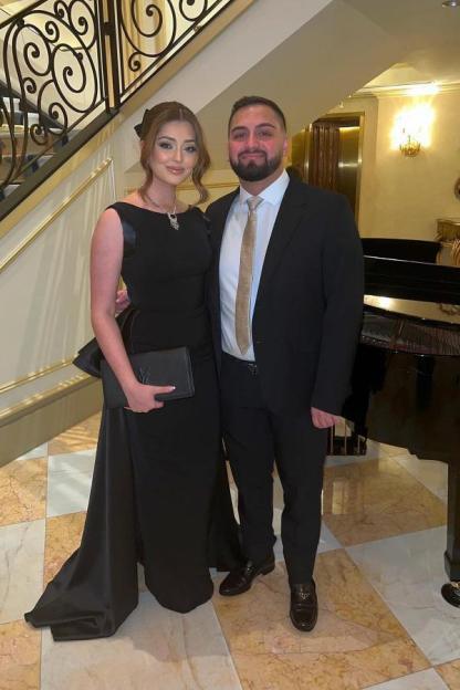 Black Scoop Neck Mermaid Formal Dress Satin Bow Long Evening Dress-newarrivaldress