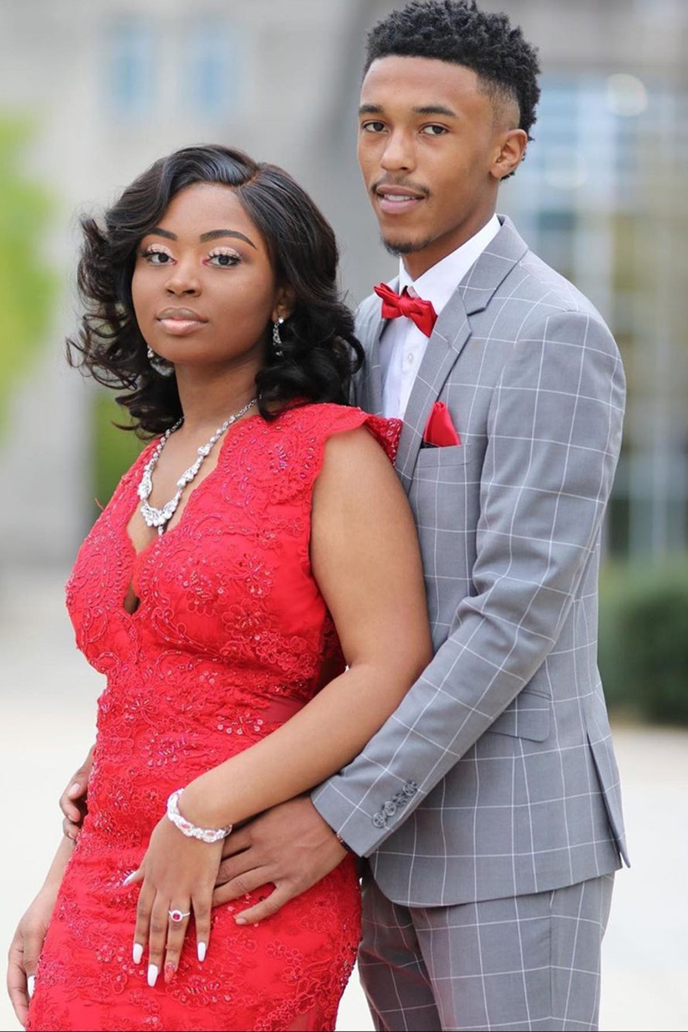 Red Sleeveless Mermaid Ruffy Train Evening Maxi Gown for Women-newarrivaldress