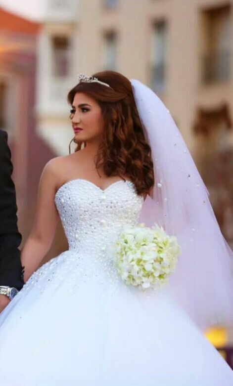 Sweetheart Appliques Ball Bridal GownNew Arrival Lace Up Elegant Wedding Dresses with Beadings-newarrivaldress