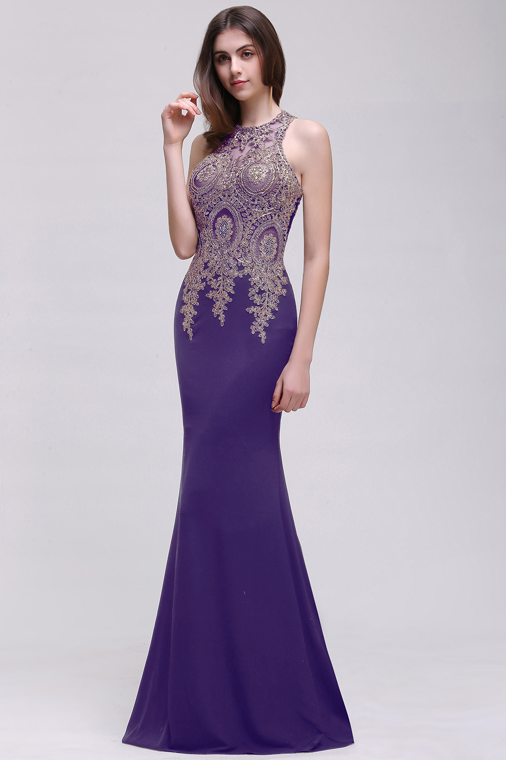 BROOKLYNN | Mermaid Black Prom Dresses with Lace Appliques-newarrivaldress