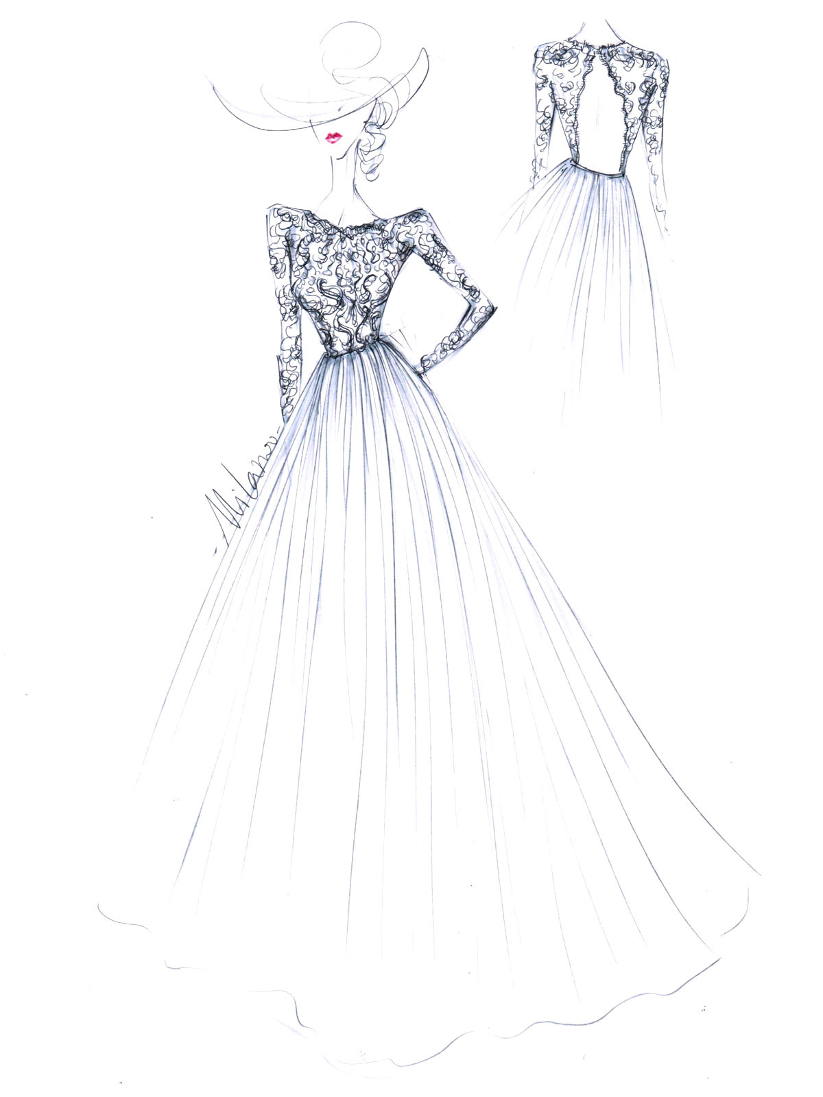 Boho Wedding Dresses 2021 Jewel Neck Long Sleeve A Line Floor Length Chffion Bridal Dress For Beach Wedding-newarrivaldress