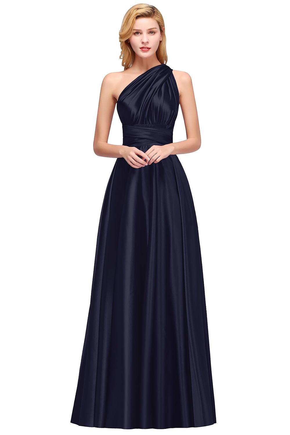 Convertible Dress Bridesmaid Dress Multi-way Twist Wrap Dress-newarrivaldress