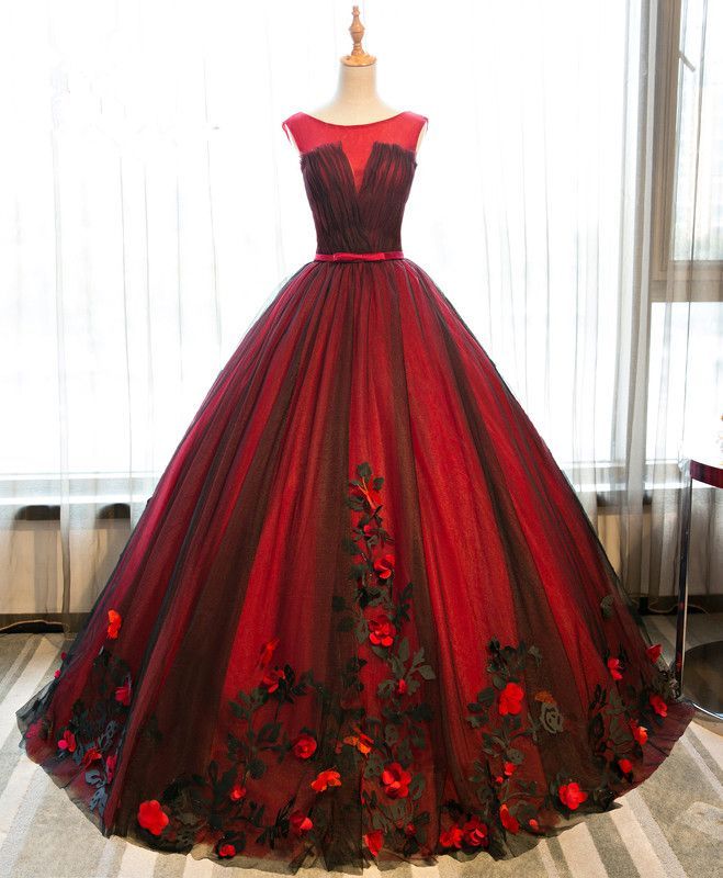 Flowers Dresses Crew Elegant Bridal Puffy Appliques Gowns Tulle Sleeveless With Wedding Bows Sashes-newarrivaldress