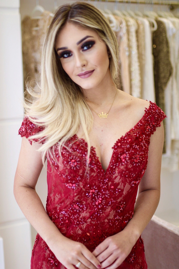 Lace V-Neck Glamorous Cap Mermaid Beading Sleeves Prom Dresses-newarrivaldress