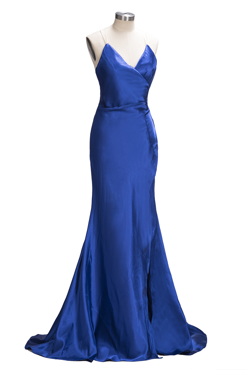 TERESA | Mermaid Floor Length V-neck Sleeveless Split Prom Dresses-newarrivaldress