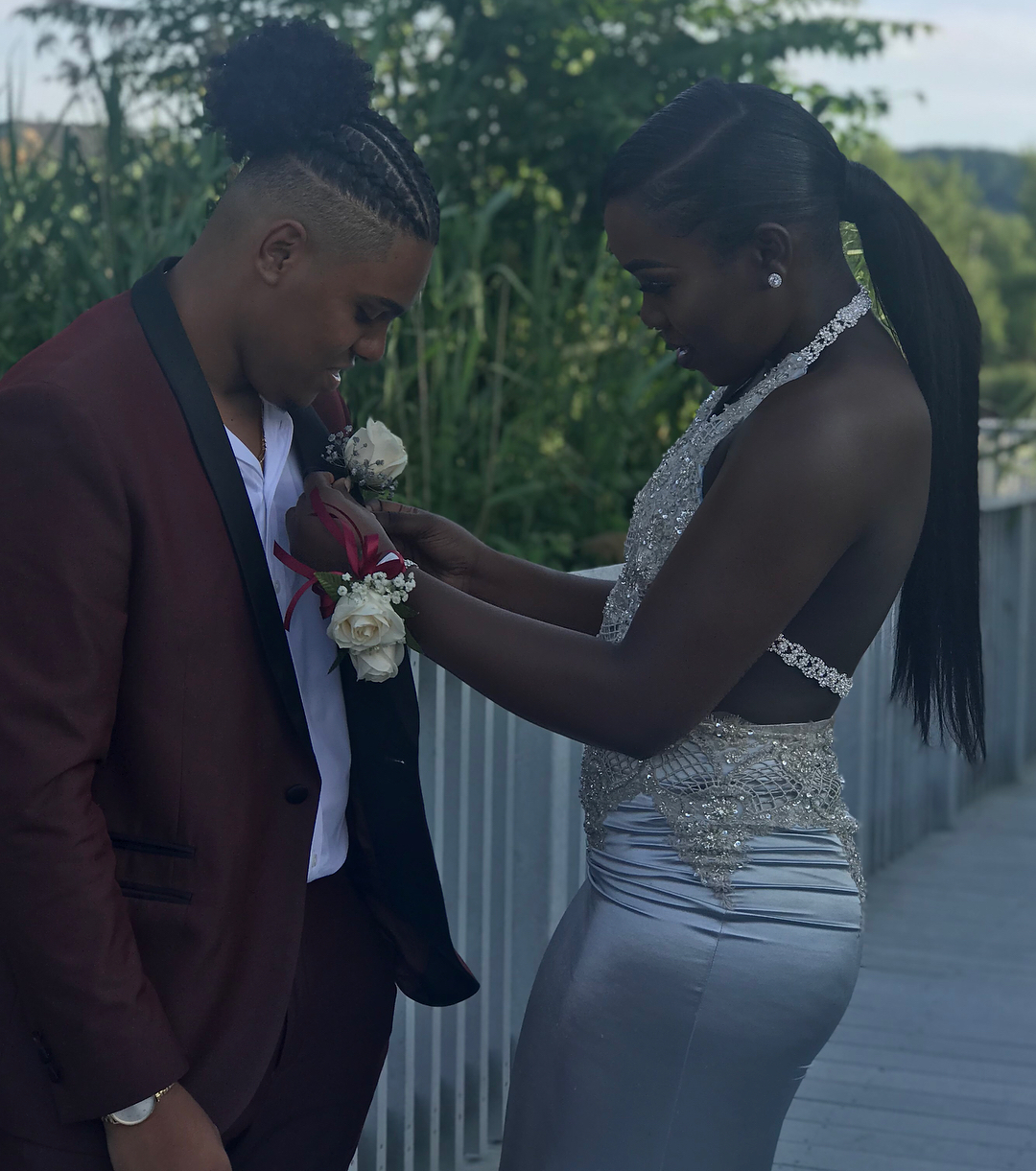 Stylish Halter V-Neck Sleeveless Rhinestones Sequins Sexy Mermaid Prom Dresses-newarrivaldress