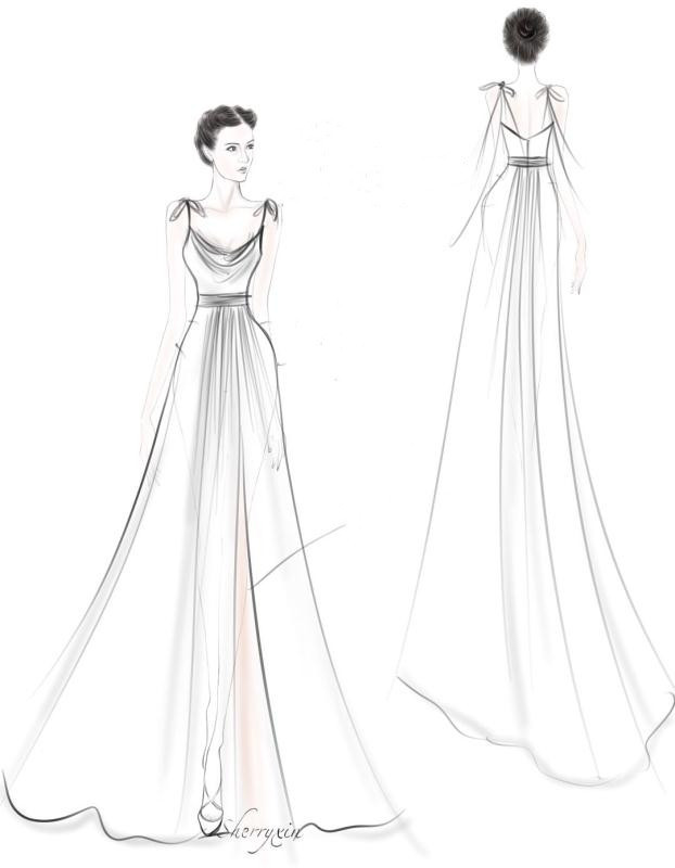 Spaghetti Straps Side Slit Bridesmaid Dress Sleeveless Prom Dress-newarrivaldress