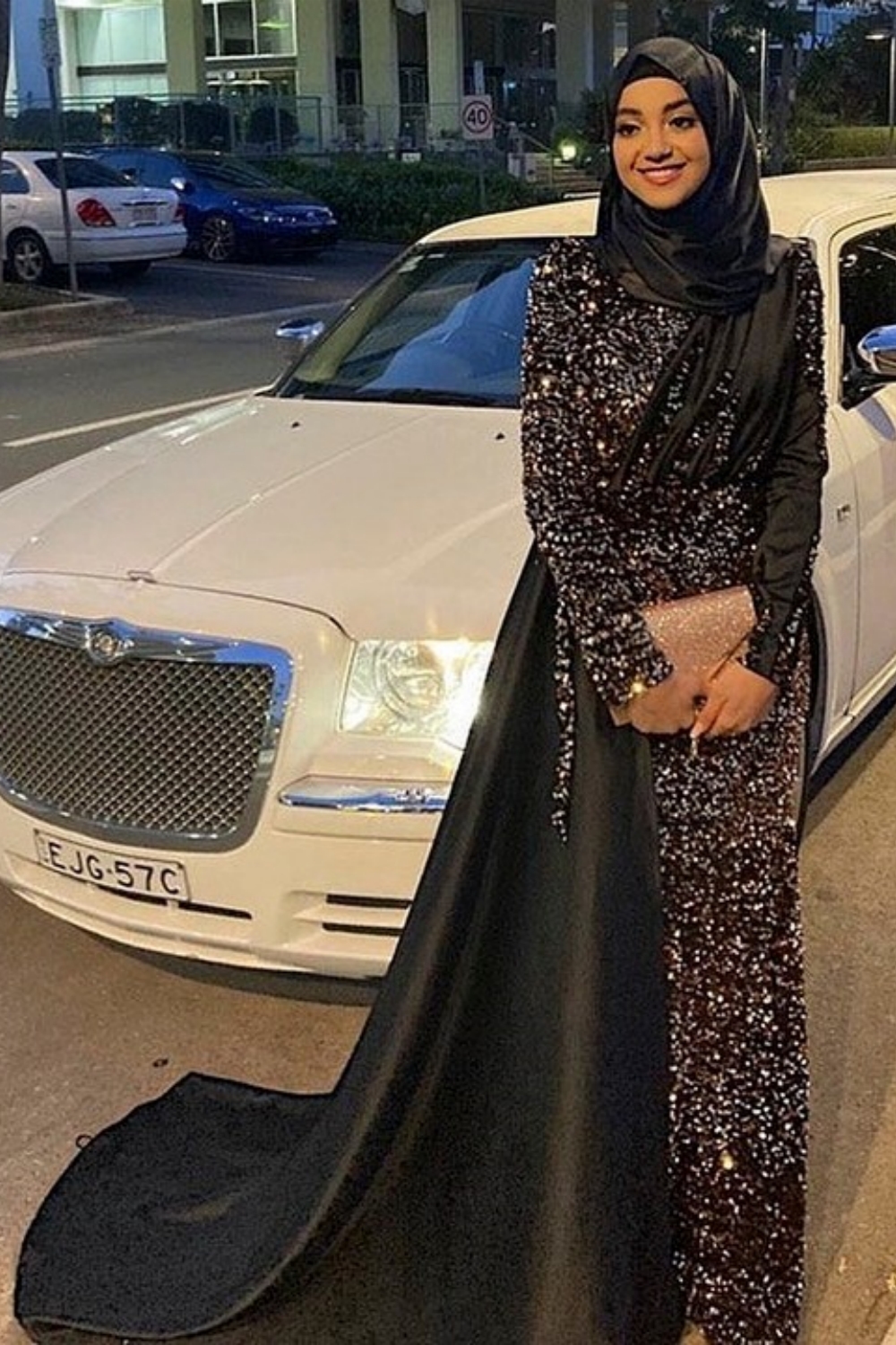 Gorgeous One Shoulder Glitter Sequins Mermaid Evening Gown with Sweep Train-newarrivaldress